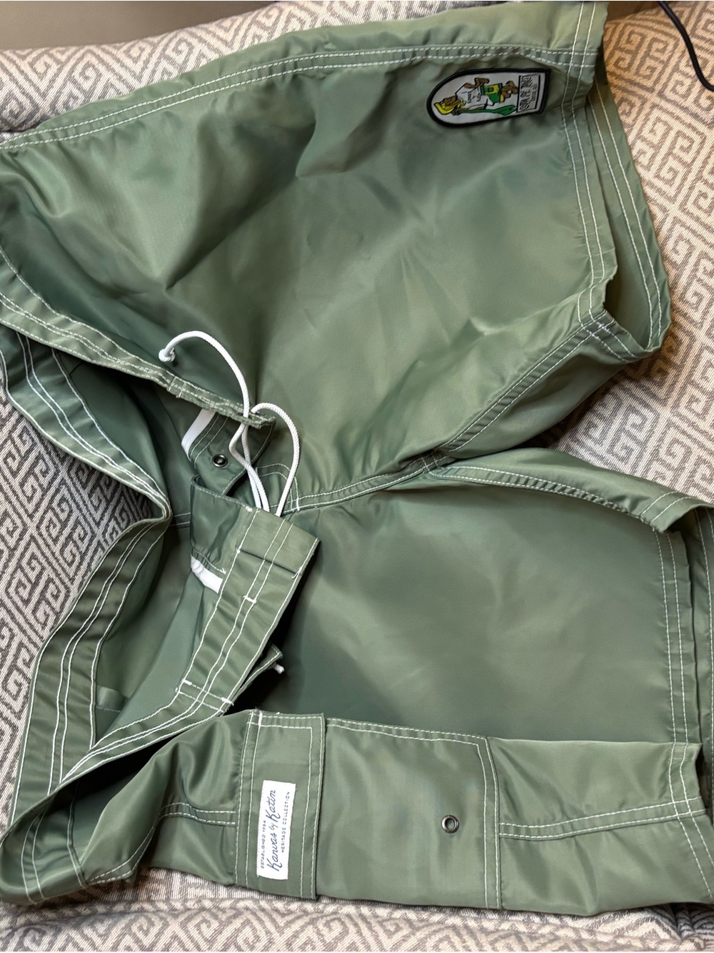 Kanvas by Katin Olive Green Men's Swim Board Shorts